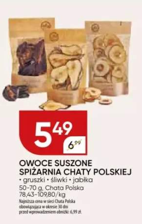 owoce suszone