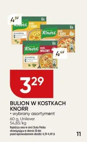 bulion w kostce