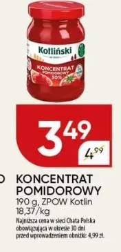 koncentrat pomidorowy