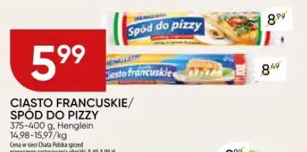 Ciasto francuskie/spód do pizzy