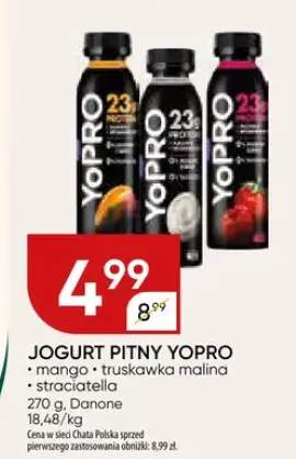 Jogurt pitny yopro mango, truskawka malina, straciatella