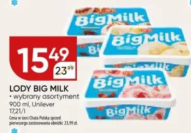 Lody Big Milk Unilever