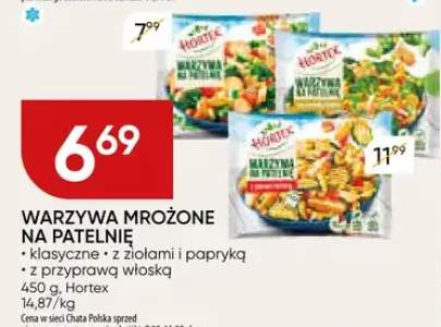 Warzywa mrożone na patelnie Hortex