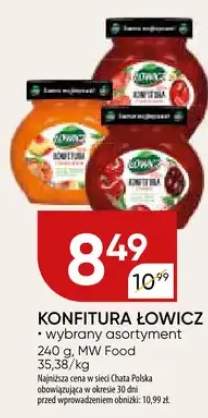 Konfitura łowicz wybrany asortyment