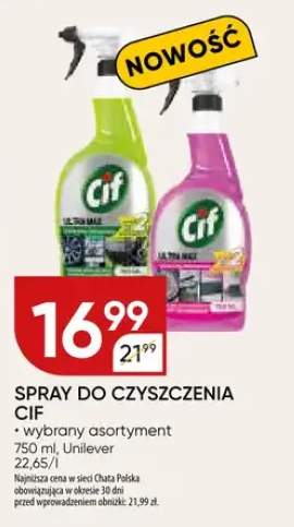 Spray do czyszczenia Cif