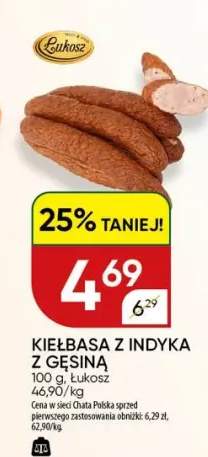 Kiełbasa z indyka z gęsiną