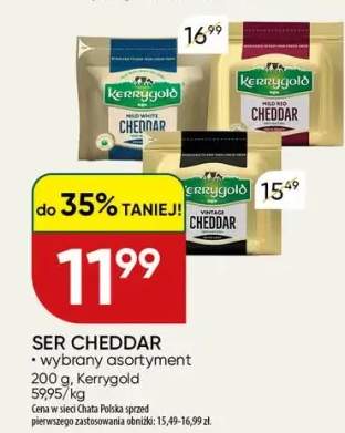 Ser cheddar wybrany asortyment