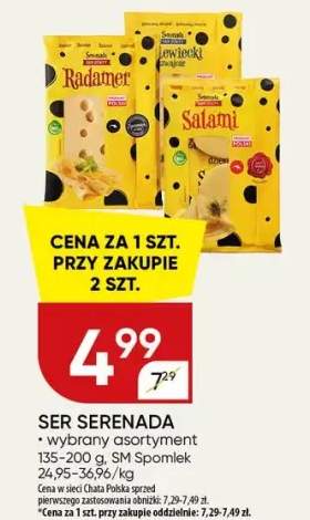 Ser serenada wybrany asortyment