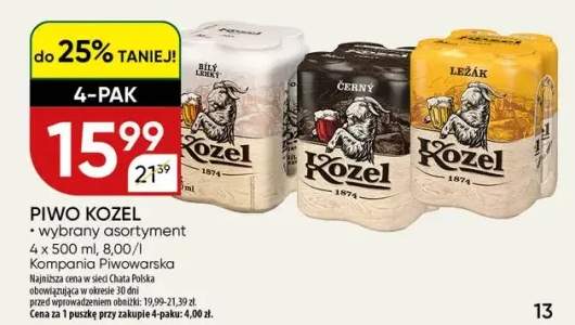 Piwo 4-pak