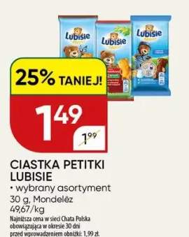 Ciastka Petitki Lubisie wybrany asortyment