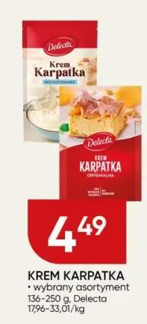 Krem Karpatka wybrany asortyment
