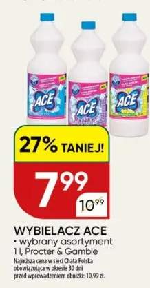 Wybielacz Ace wybrany asortyment