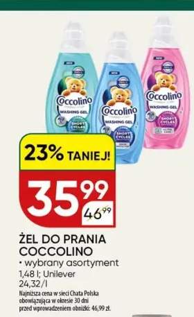 Żel do prania Coccolino wybrany asortyment