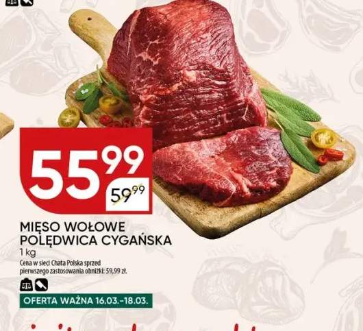 Mięso wołowe polędwica cygańska