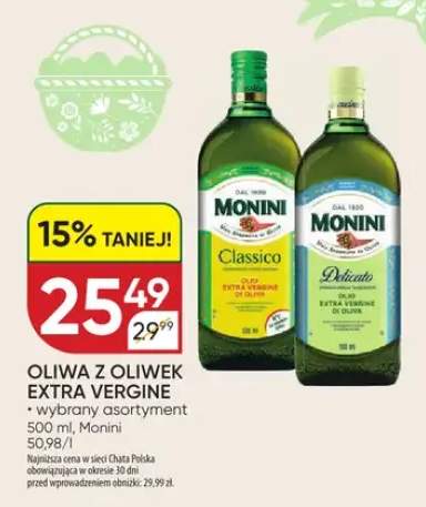 Oliwa z oliwek extra vergine Delicato