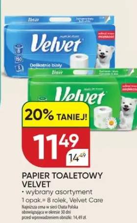 Papier toaletowy Velvet