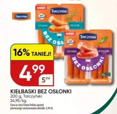 Kiełbaski bez osłonki