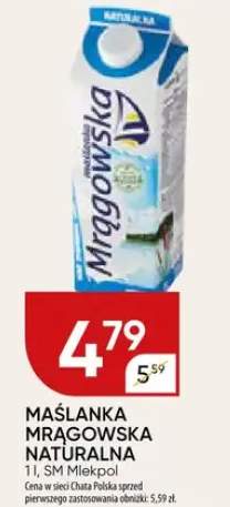 Maślanka mrożowska naturalna