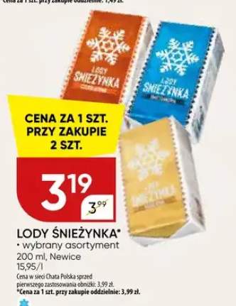 Lody śnieżynka