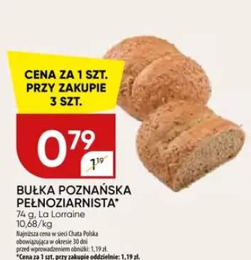 Bułka poznańska pełnoziarnista