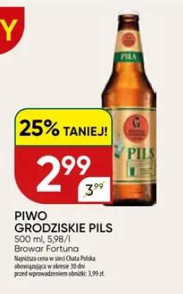 Piwo Grodziskie Pils