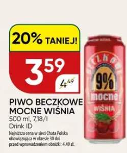 Piwo beczkowemocne Wiśnia