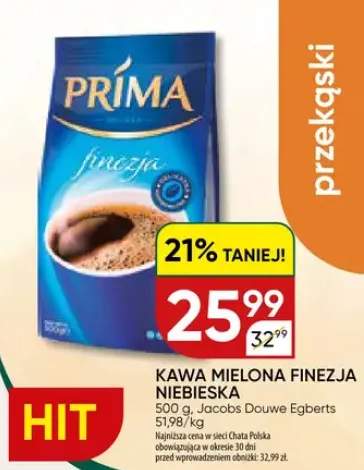 Kawa mielona finezja niebieska