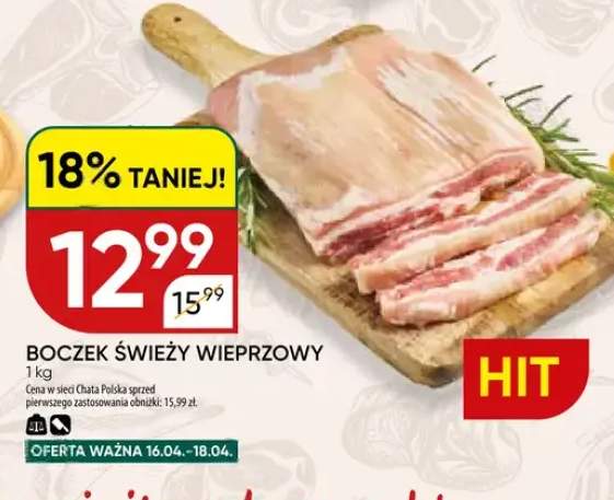 Boczek świeży wieprzowy
