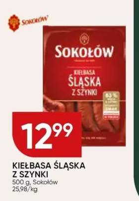 Kiełbasa śląska z szynki Sokołów