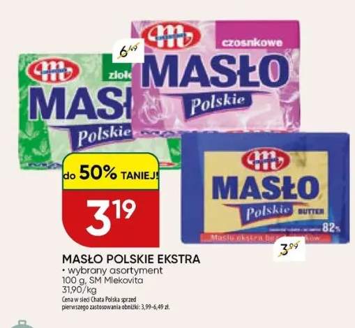 Masło Polskie Ekstra złote Mlekovita