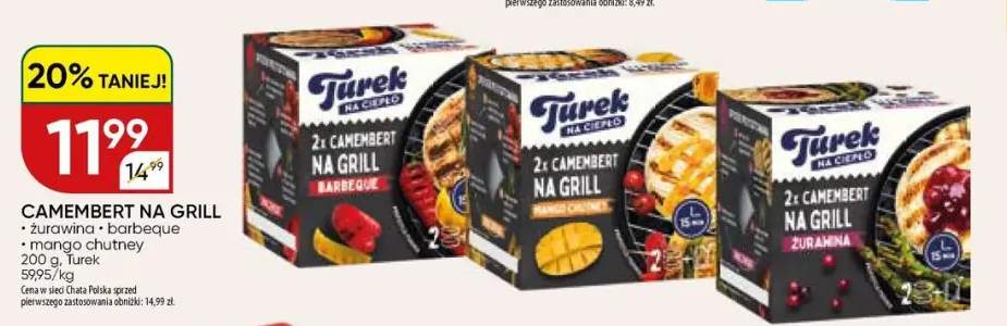 Camembert na grill żurawina Turek