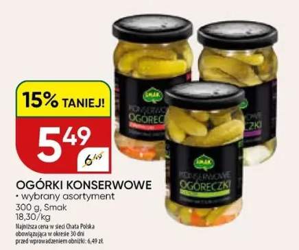 Ogórki konserwowe Smak wybrany asortyment