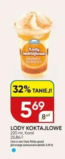 Lody koktajlowe Koral