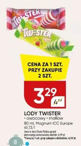 Lody Twister owocowy ICC Europe