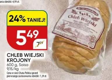 Chleb wiejski krojony Saisa