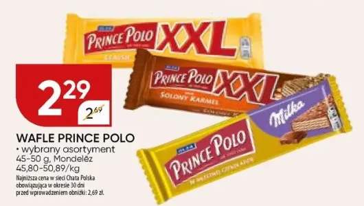Wafle Prince Polo XXL Słony Karmel