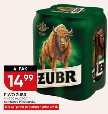Piwo Żubr Kompania Piwowarska