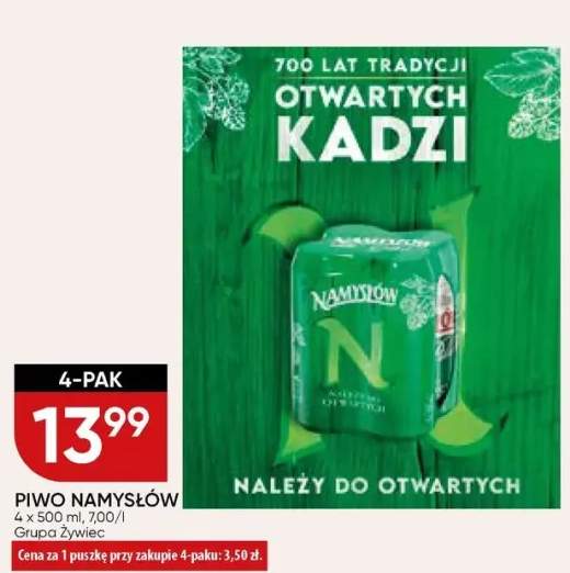 Piwo Namysłów Grupa Żywiec