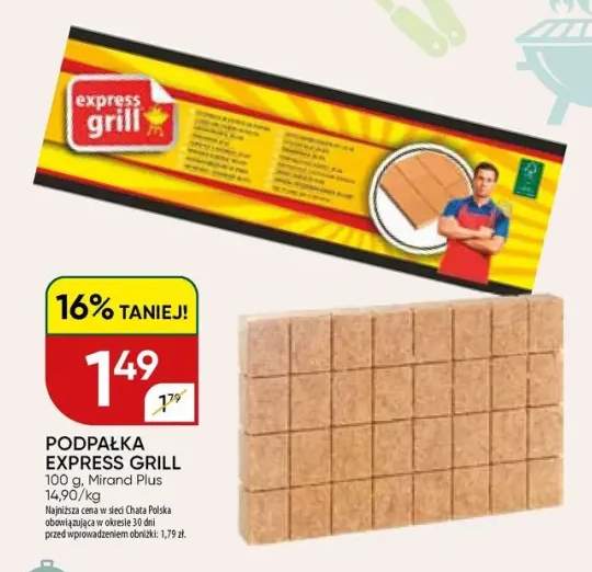 Podpałka Express Grill