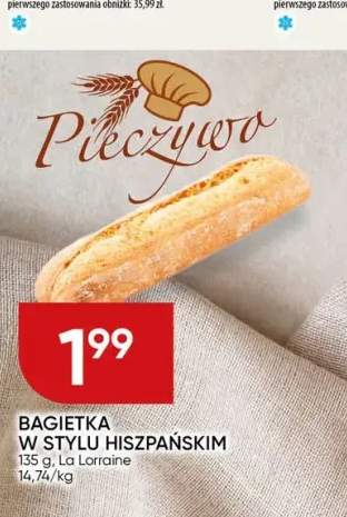 Bagietka w stylu hiszpańskim La Lorraine