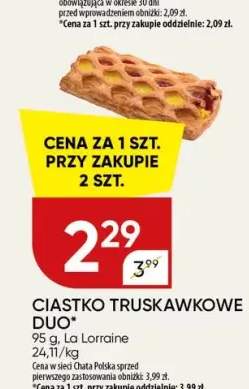Ciastko truskawkowe duo La Lorraine