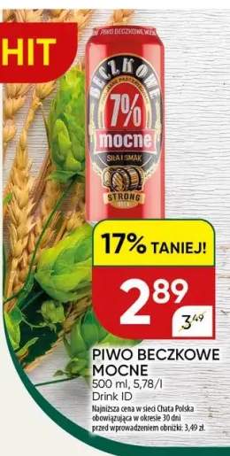 Piwo Beczkowe Mocne