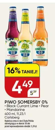 Piwo Somersby 0%