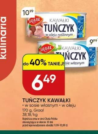Tuńczyk kawałki Graal