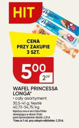 Wafel Princessa Longa Nestlé