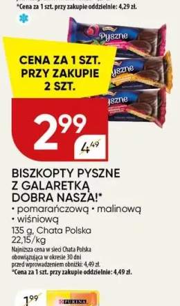Biszkopty pyszne z galaretką wiśniową Dobra Nasza! Chata Polska