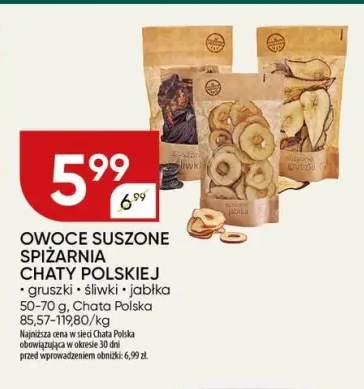 Owoce suszone Spiżarnia Chaty Polskiej gruszki