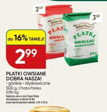 Płatki owsiane Dobra Nasza!