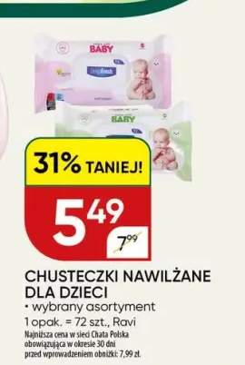 Chusteczki nawilżane dla dzieci