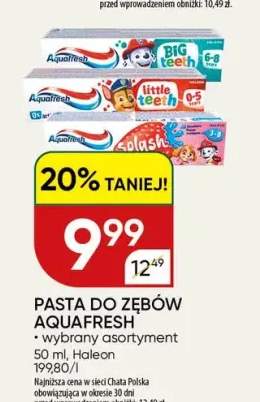 Pasta do zębów Aquafresh Little Teeth